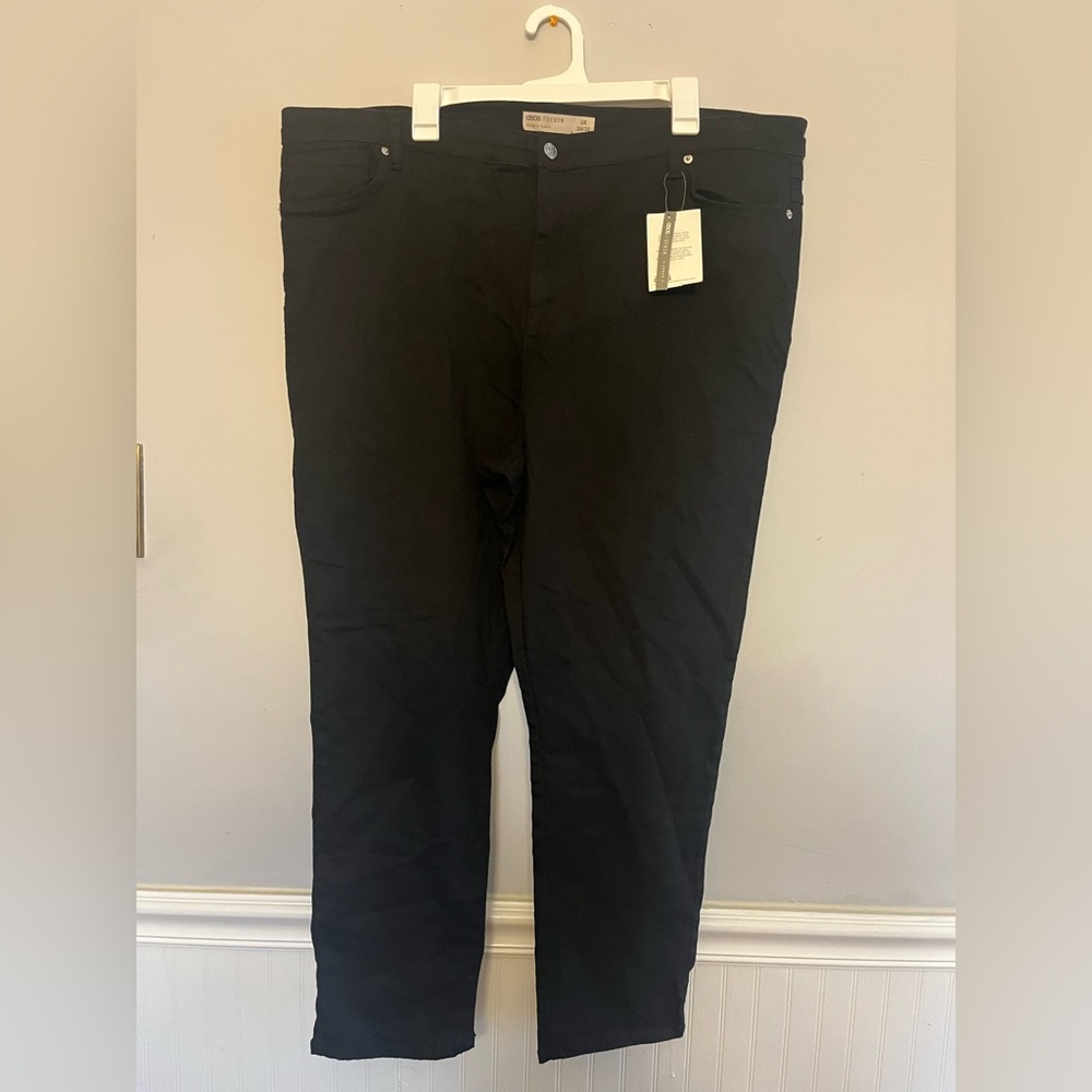 ASOS Black Denim Curve Pants NWT